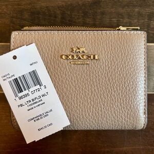 Coach Bifold Wallet Taupe